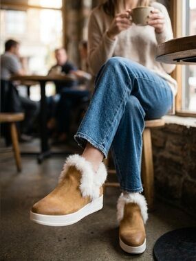 Antelope Genuine Fur Leather J30 Sailor Loafers Size 40